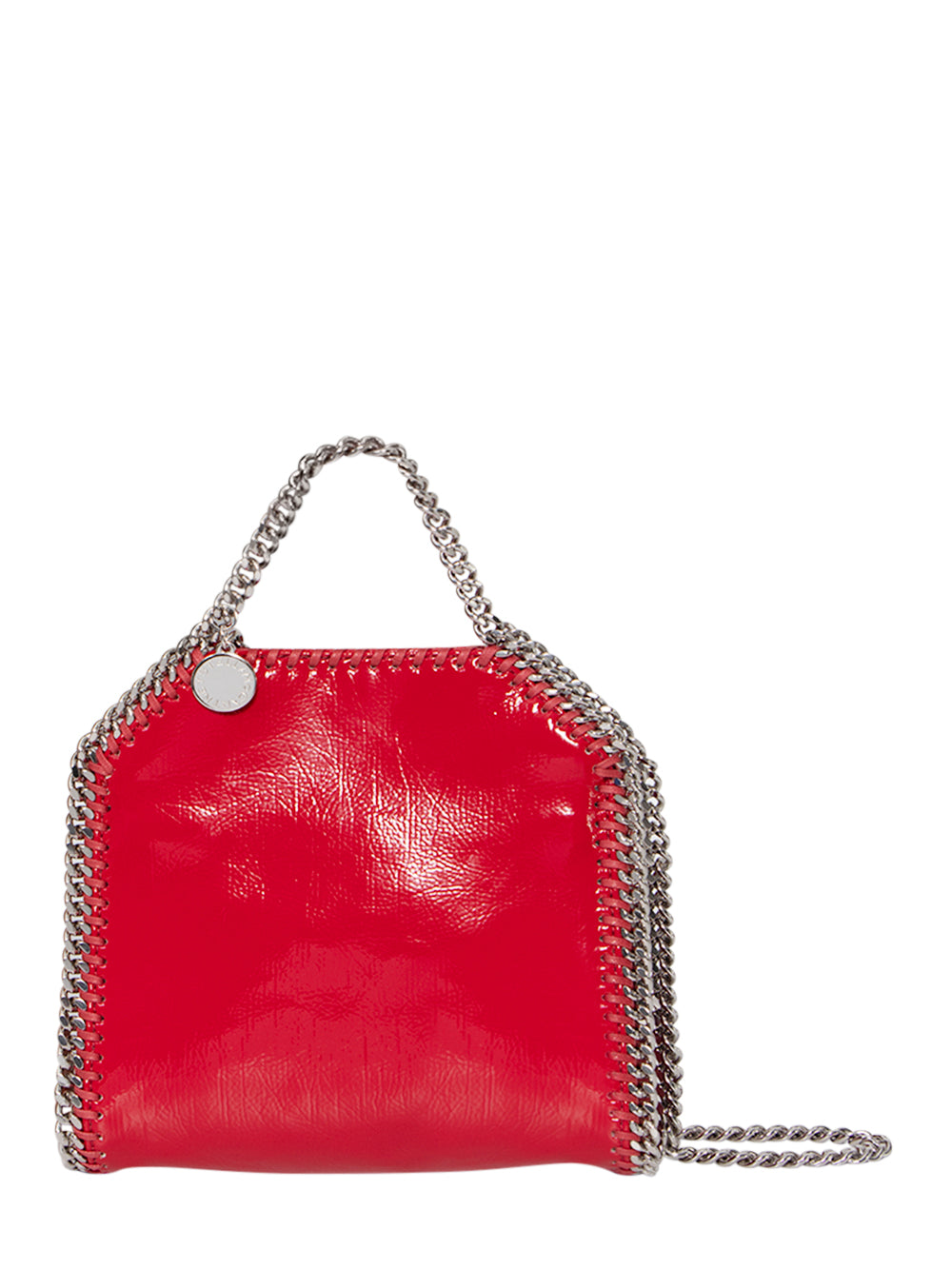Falabella Tiny Bag Crinkled Pa Red