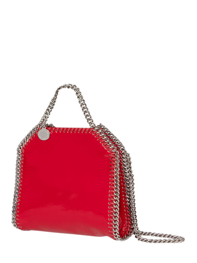 Falabella Tiny Bag Crinkled Pa Red