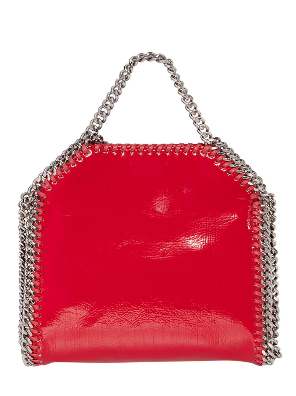 Falabella Tiny Bag Crinkled Pa Red