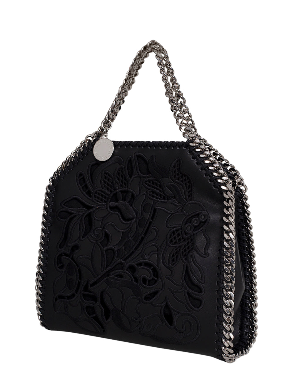 Falabella Tiny Bag Lace On Black