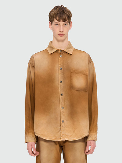 Camicia In Denim/Denim Shirt Beige