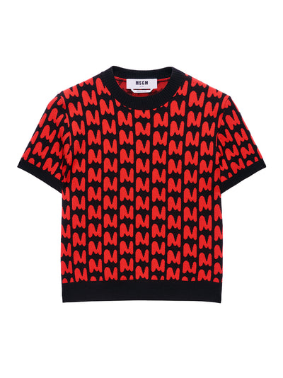 Maglia/Sweater Black/Red