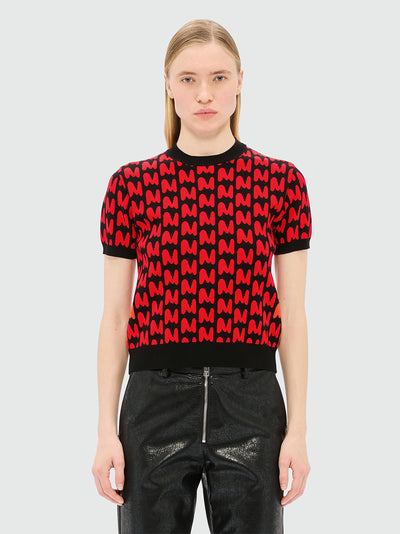 Maglia/Sweater Black/Red