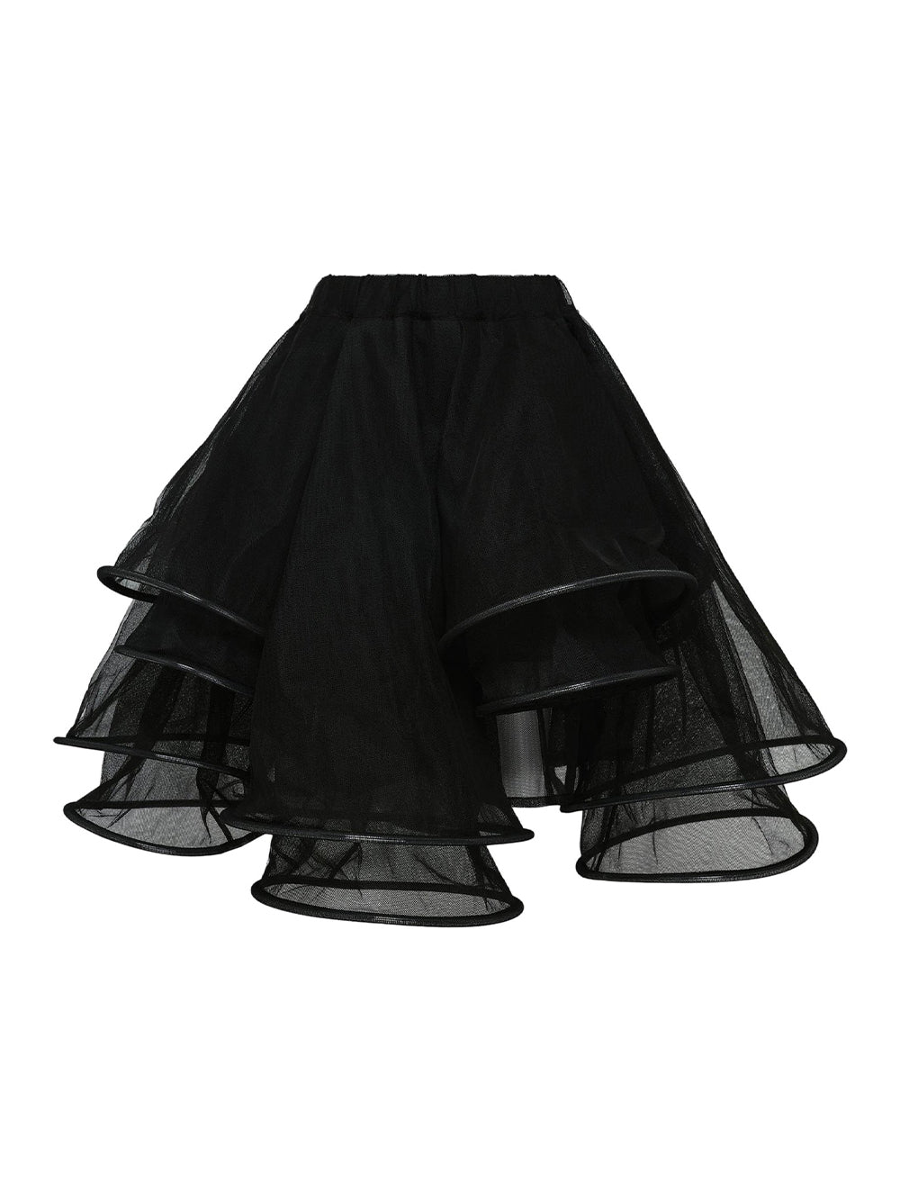 Nylon Tulle Skirt Black