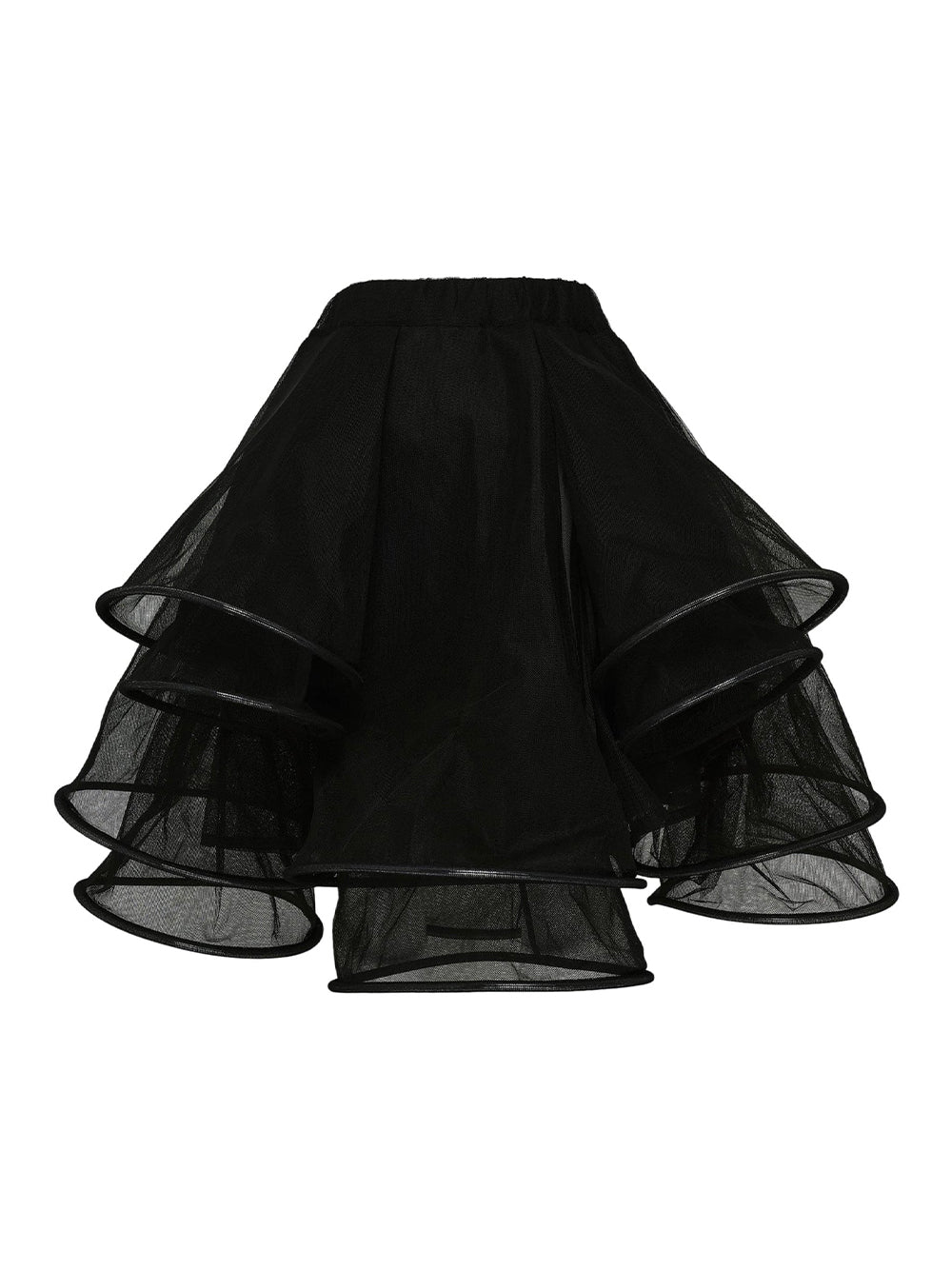 Nylon Tulle Skirt Black