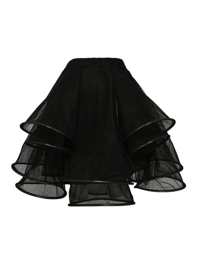 Nylon Tulle Skirt Black