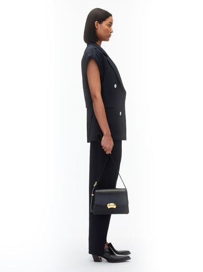 ID Medium Shoulder Bag (Black)