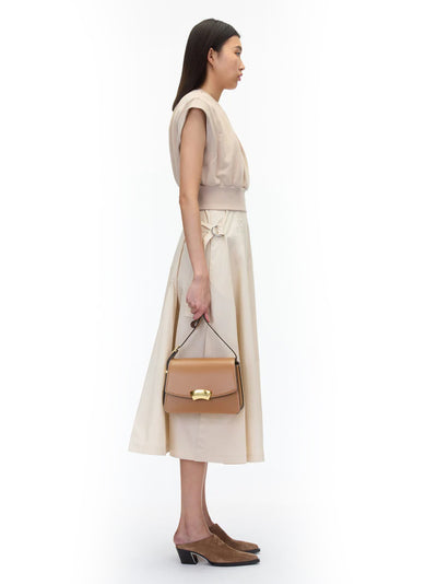 ID Medium Shoulder Bag (Camel)