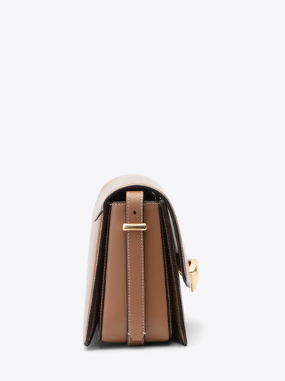 ID Medium Shoulder Bag (Camel)