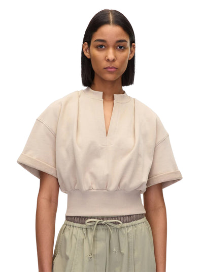 SS Cropped Sweatshirt (Concrete)