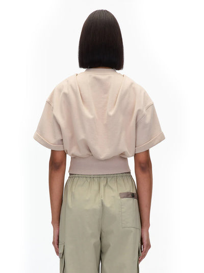 SS Cropped Sweatshirt (Concrete)