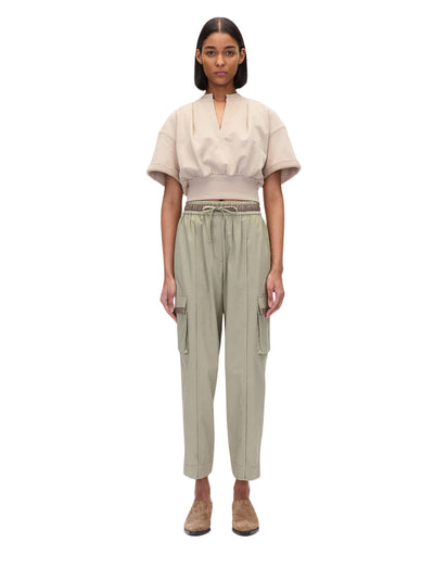 SS Cropped Sweatshirt (Concrete)