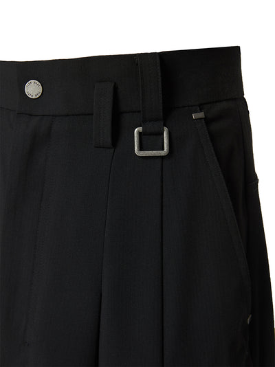 Choices Pleated Trouser Black