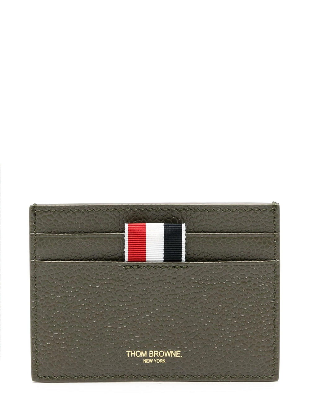 4-Bar Leather Cardholder (Dark Green)