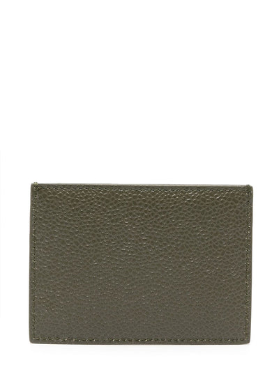 4-Bar Leather Cardholder (Dark Green)