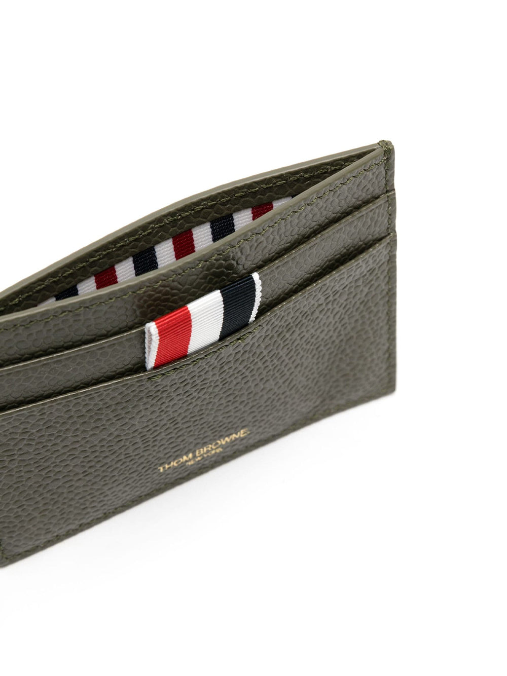 4-Bar Leather Cardholder (Dark Green)