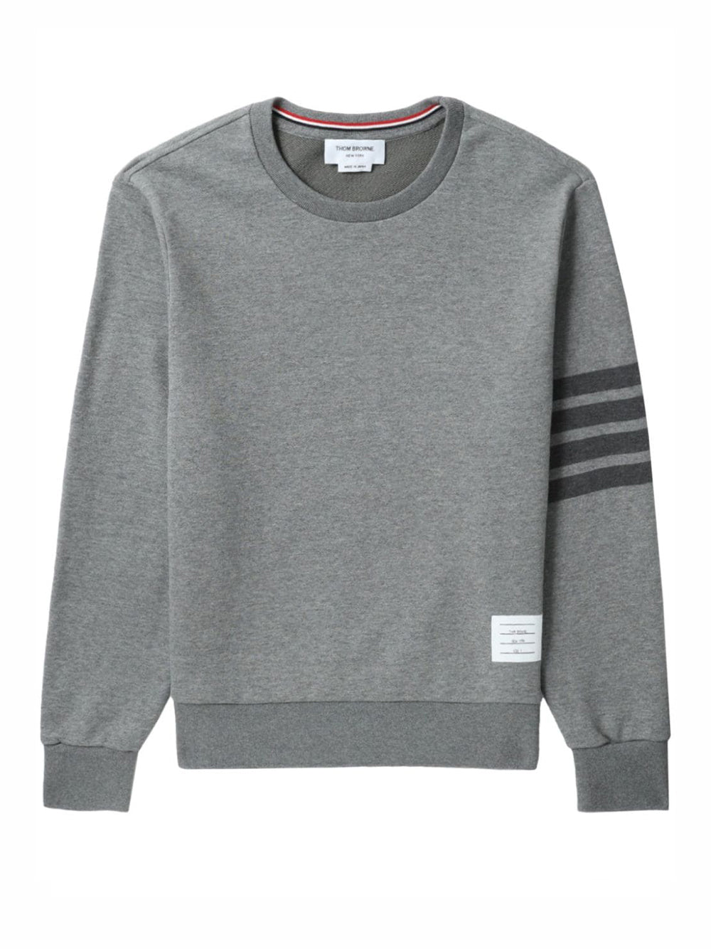 4-Bar Long Sleeve Pullover (Medium Grey)