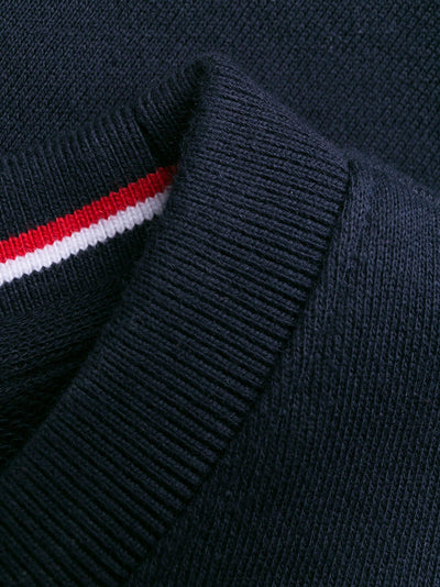 4-Bar Loopback Sweatshirt Dress (Navy)