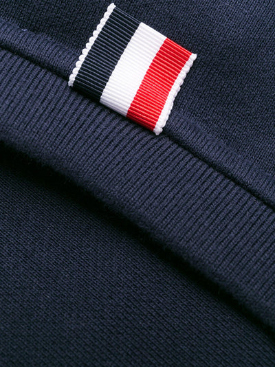 4-Bar Loopback Sweatshirt Dress (Navy)