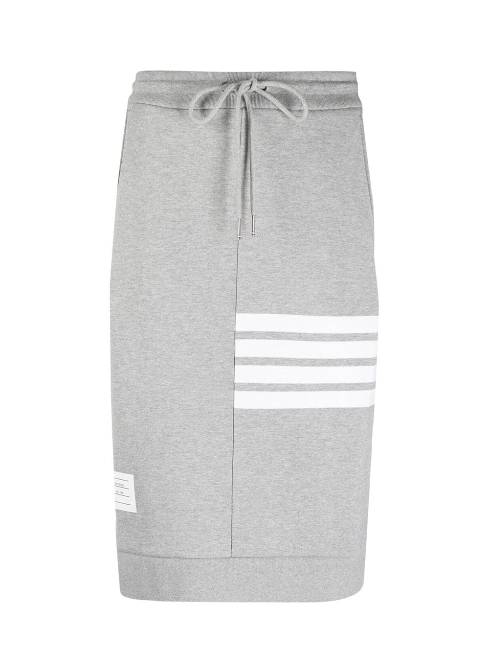 4-Bar Midi Skirt (Light Grey)