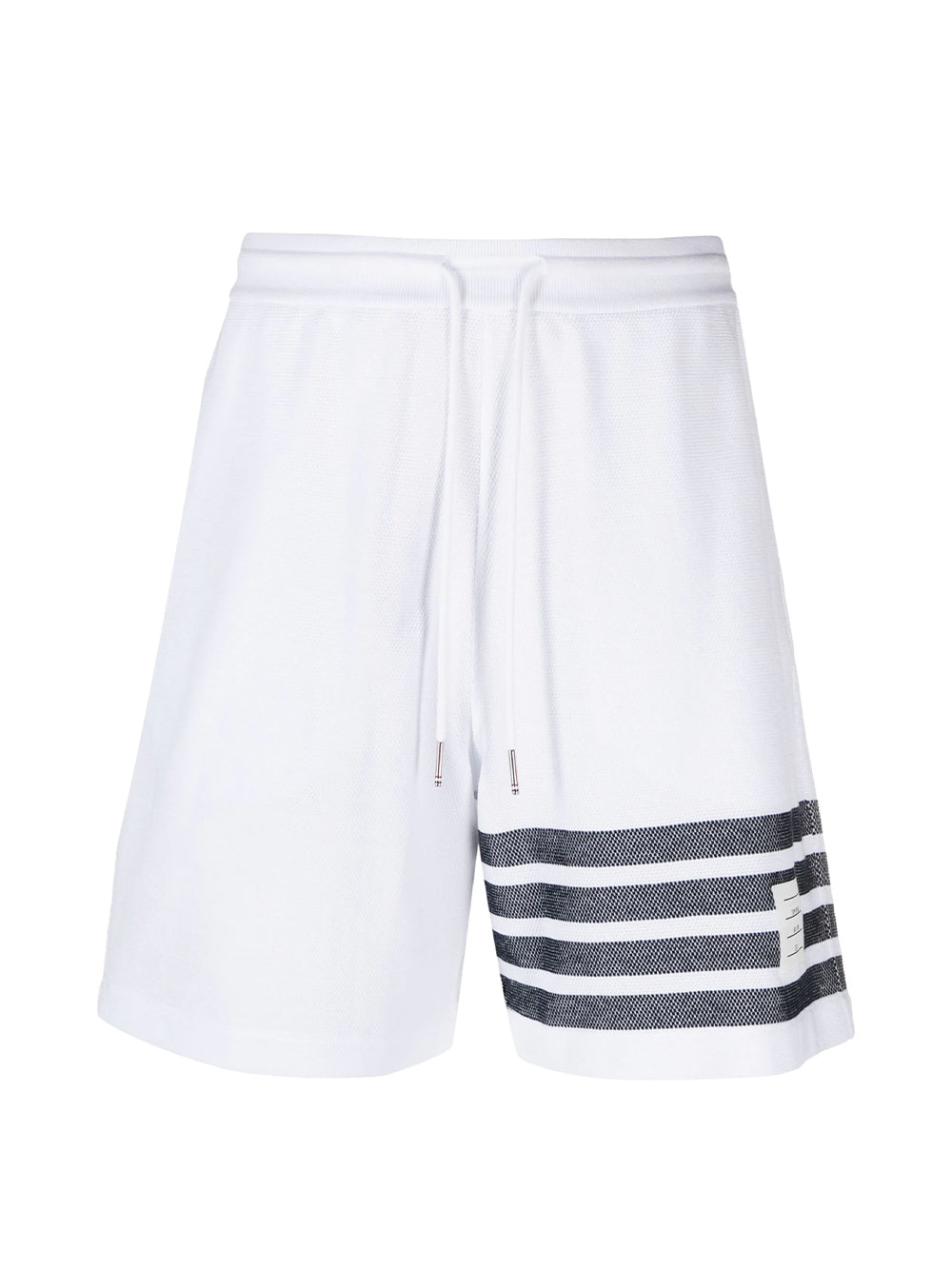 4-Bar Stripe Shorts (White)