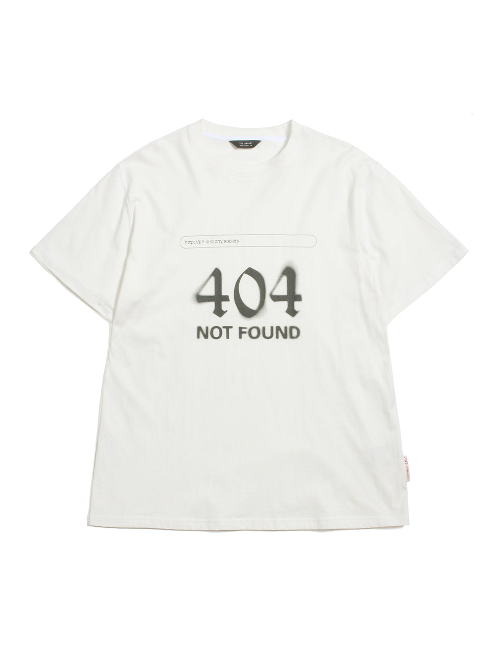 404 Not Found (Relaxed Fit-Tee) (White)