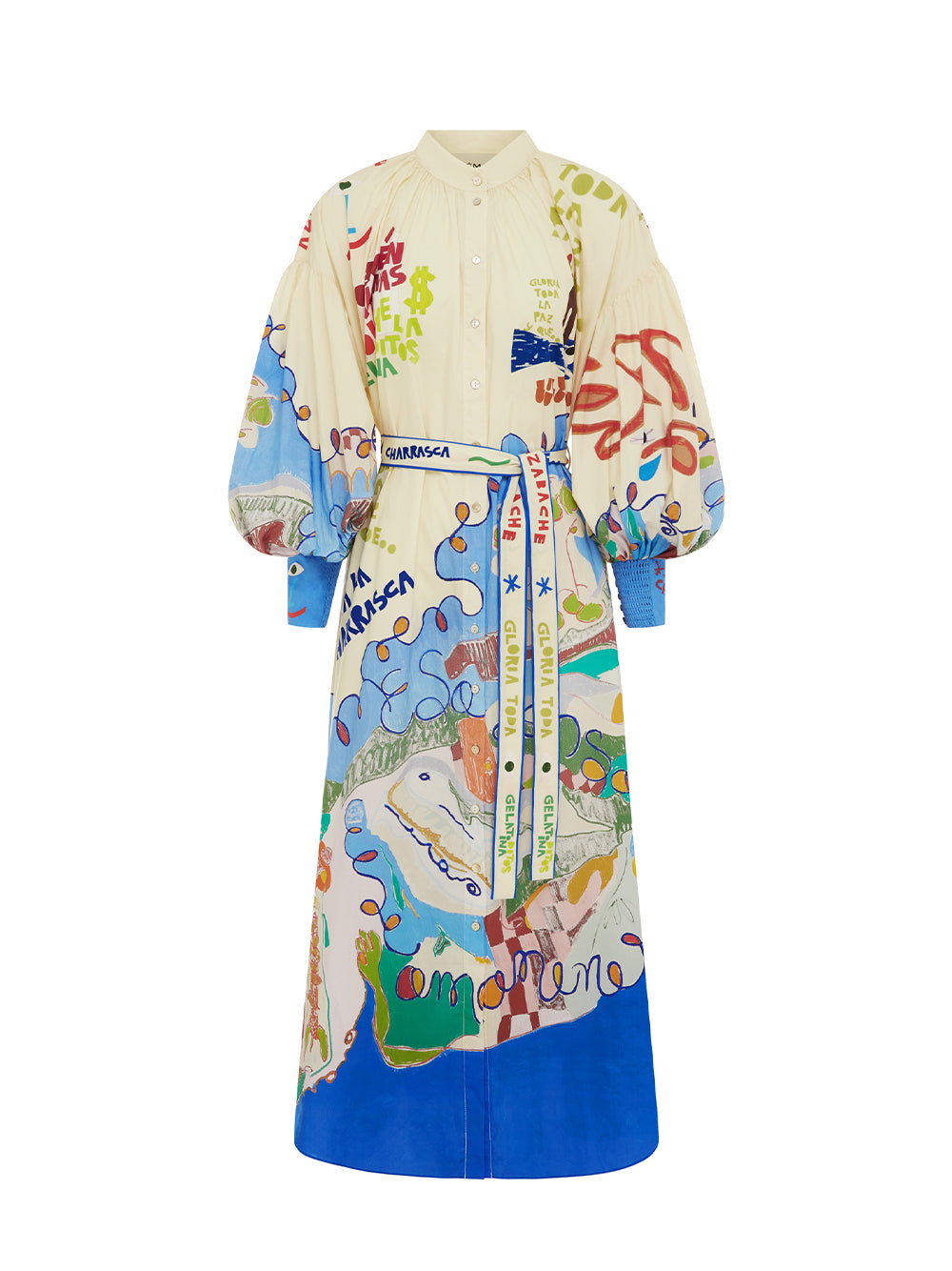 Nadia Shirtdress Multi