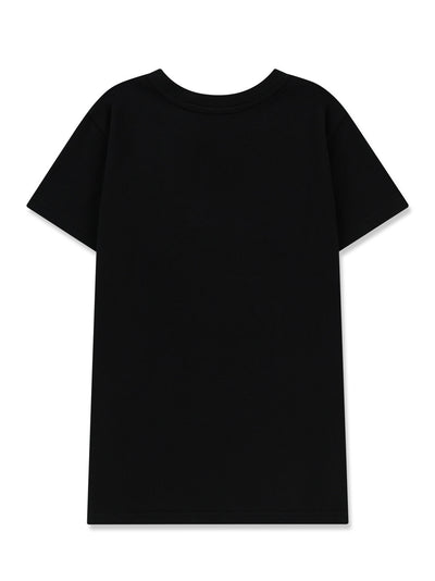 Pearl Embellished Bow Slim Black