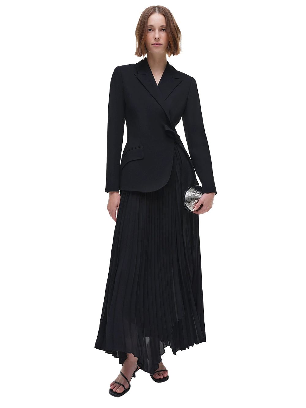 Ambretta Comb0 Blazer Dress Black