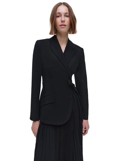 Ambretta Comb0 Blazer Dress Black