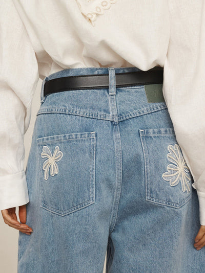 Charlene Denim Short Light Wash