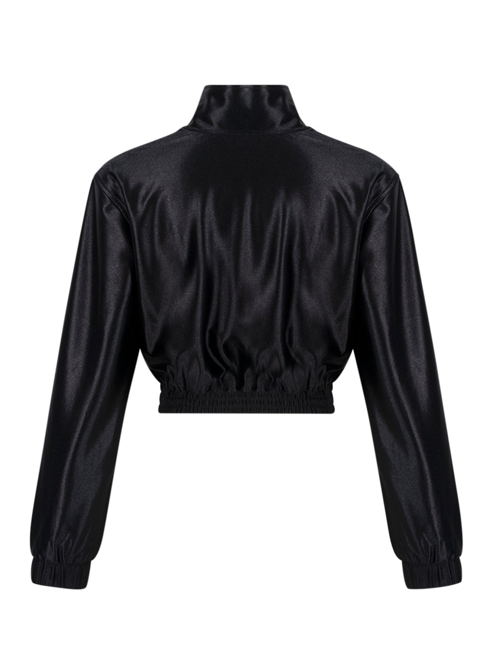 Shrunken Zip-Up Jacket (Black)