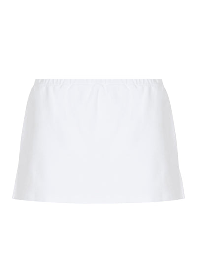Deconstructed Miniskort (Vintage White)
