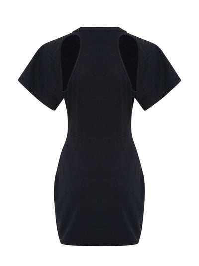Deconstructed Minidress (Black)