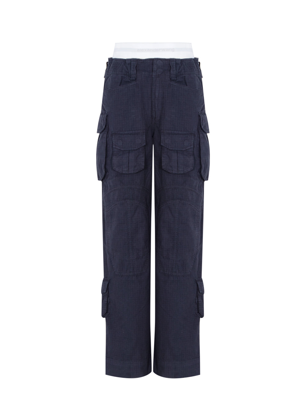 Pre-Styled Cargo Pant With Logo Elastic Asphalt