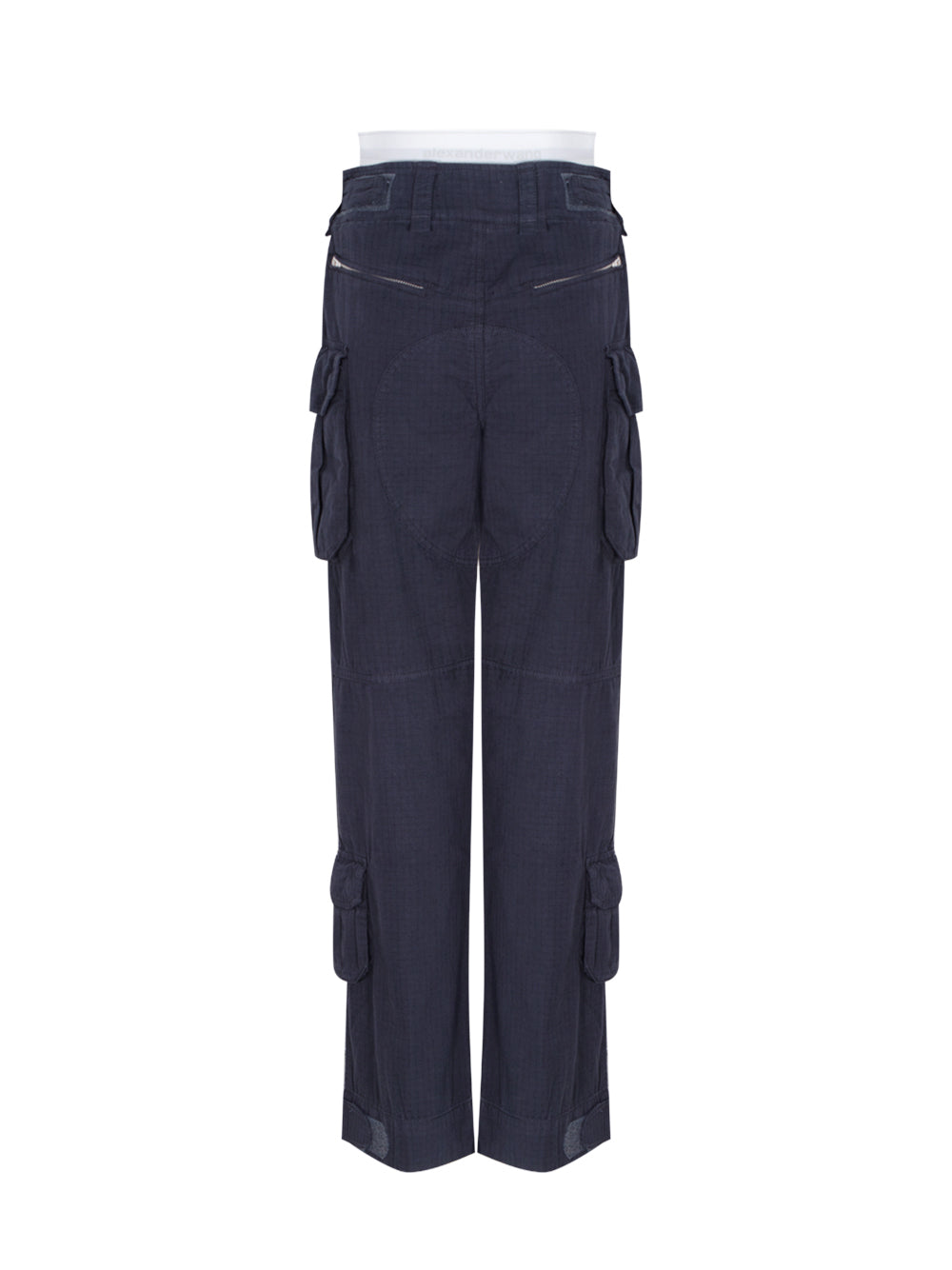 Pre-Styled Cargo Pant With Logo Elastic Asphalt