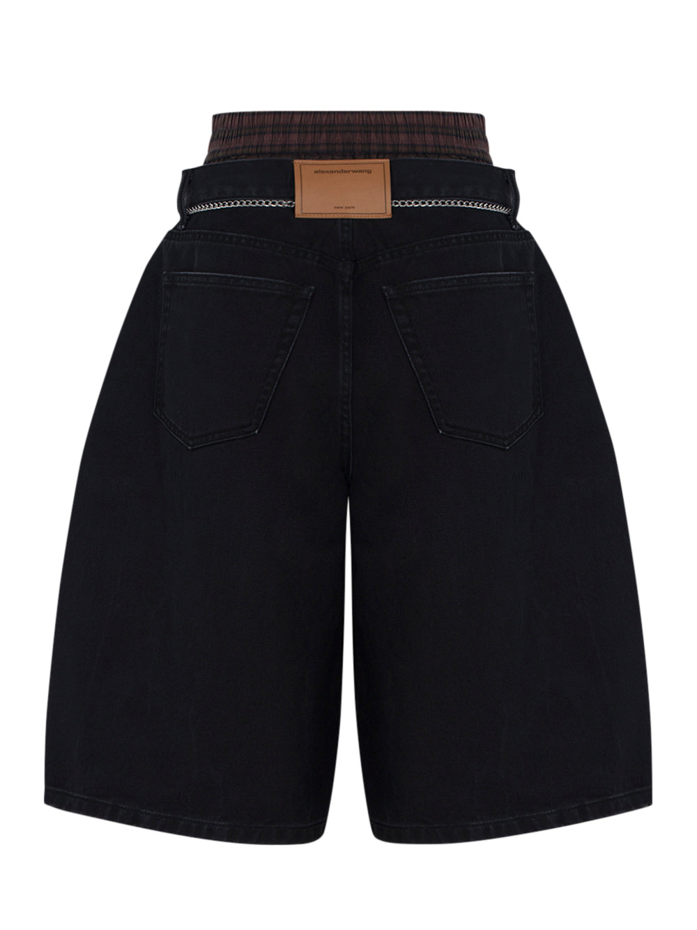Pre-styled Pleated Short Wi Faded Black