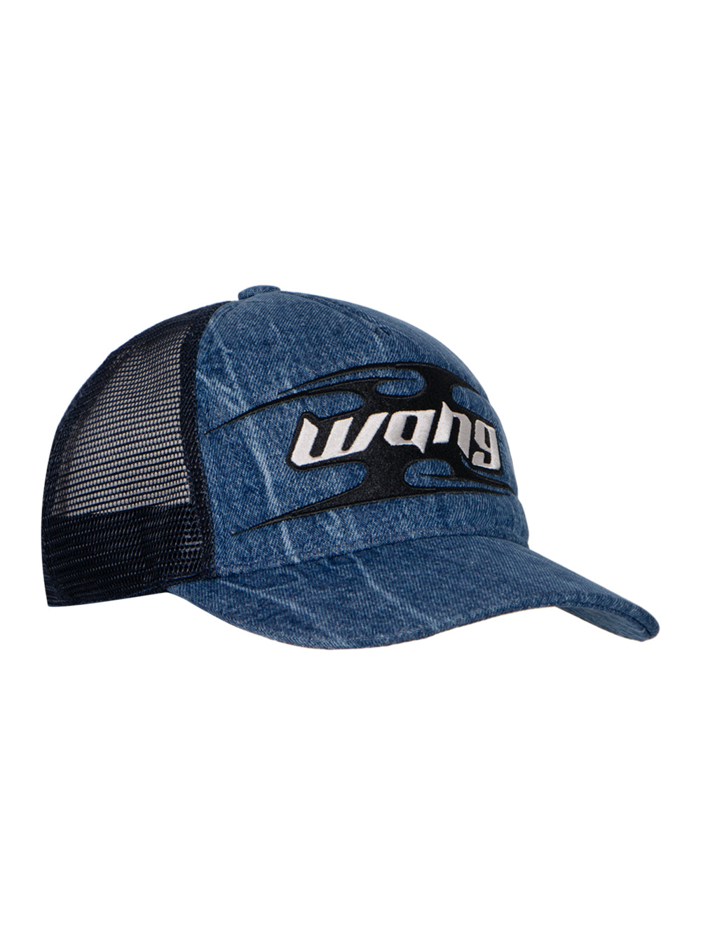 Blade Logo-Embroidered Trucker Hat (Medium Indigo)