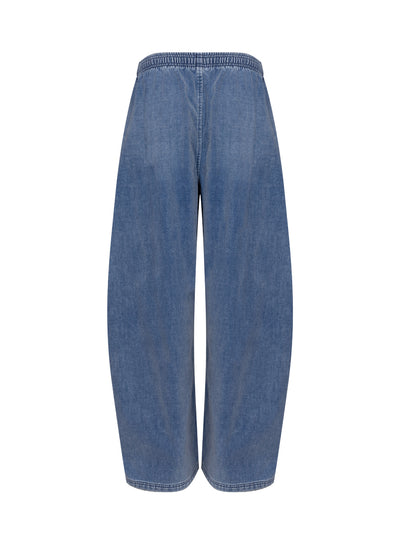 Brushed Denim Sweatpant (Washed Light Blue)