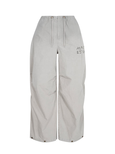 Mid-Rise Parachute Track Pant Stone