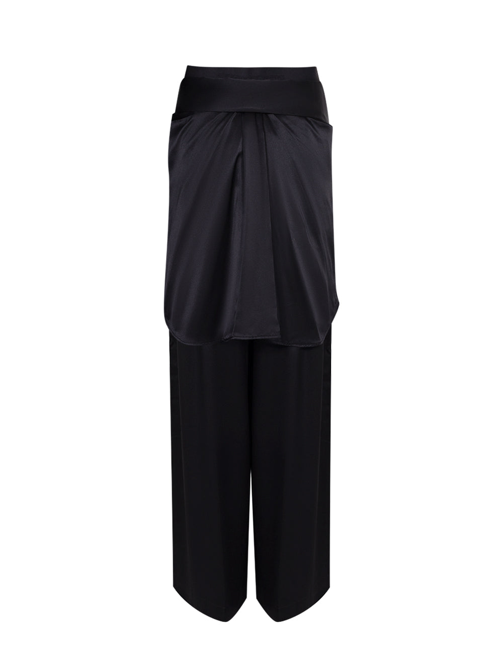 Charmeuse Pre-Styled Boxer Pant (Black)