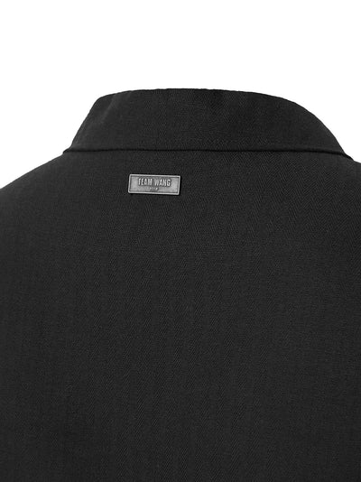 Herringbone Shirt Black