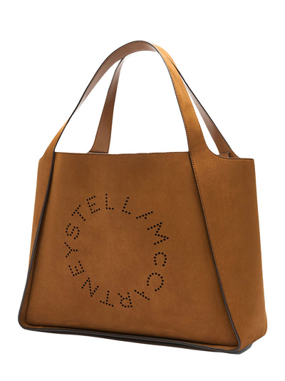 Tote Alter Suede & Eco Alter Mat Brandy