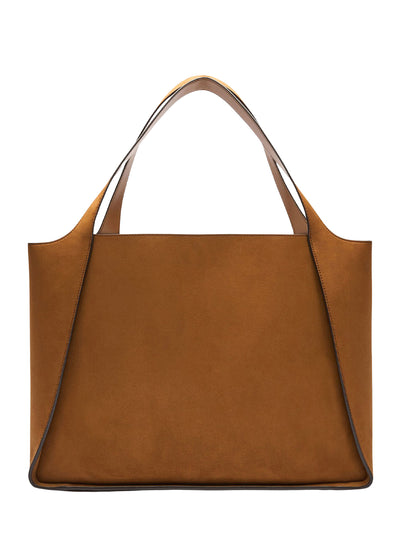 Tote Alter Suede & Eco Alter Mat Brandy