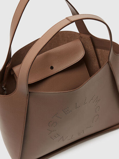 Logo Large Tote Bag Ash