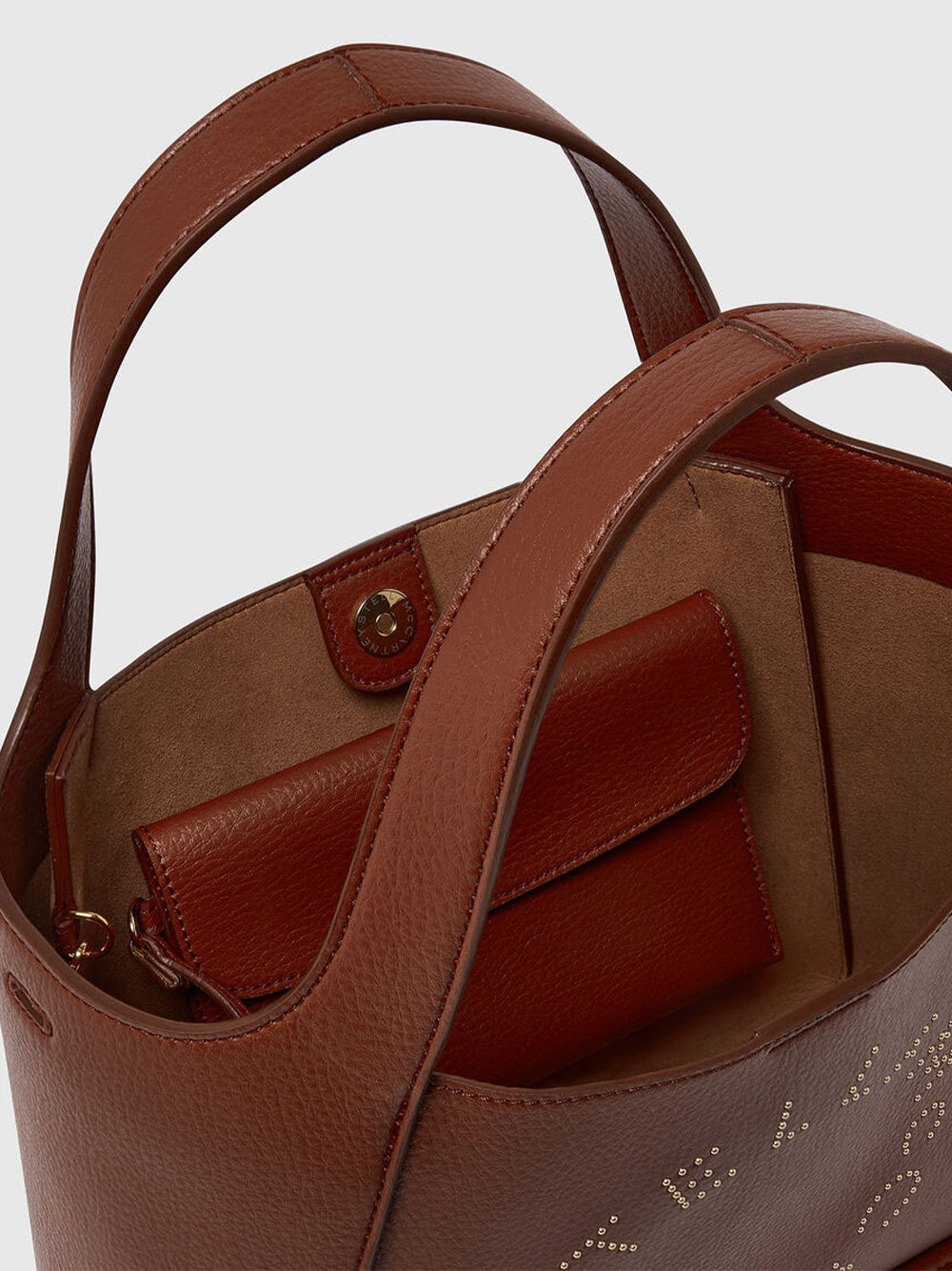 Logo Crossbody Tote Bag (Auburn)