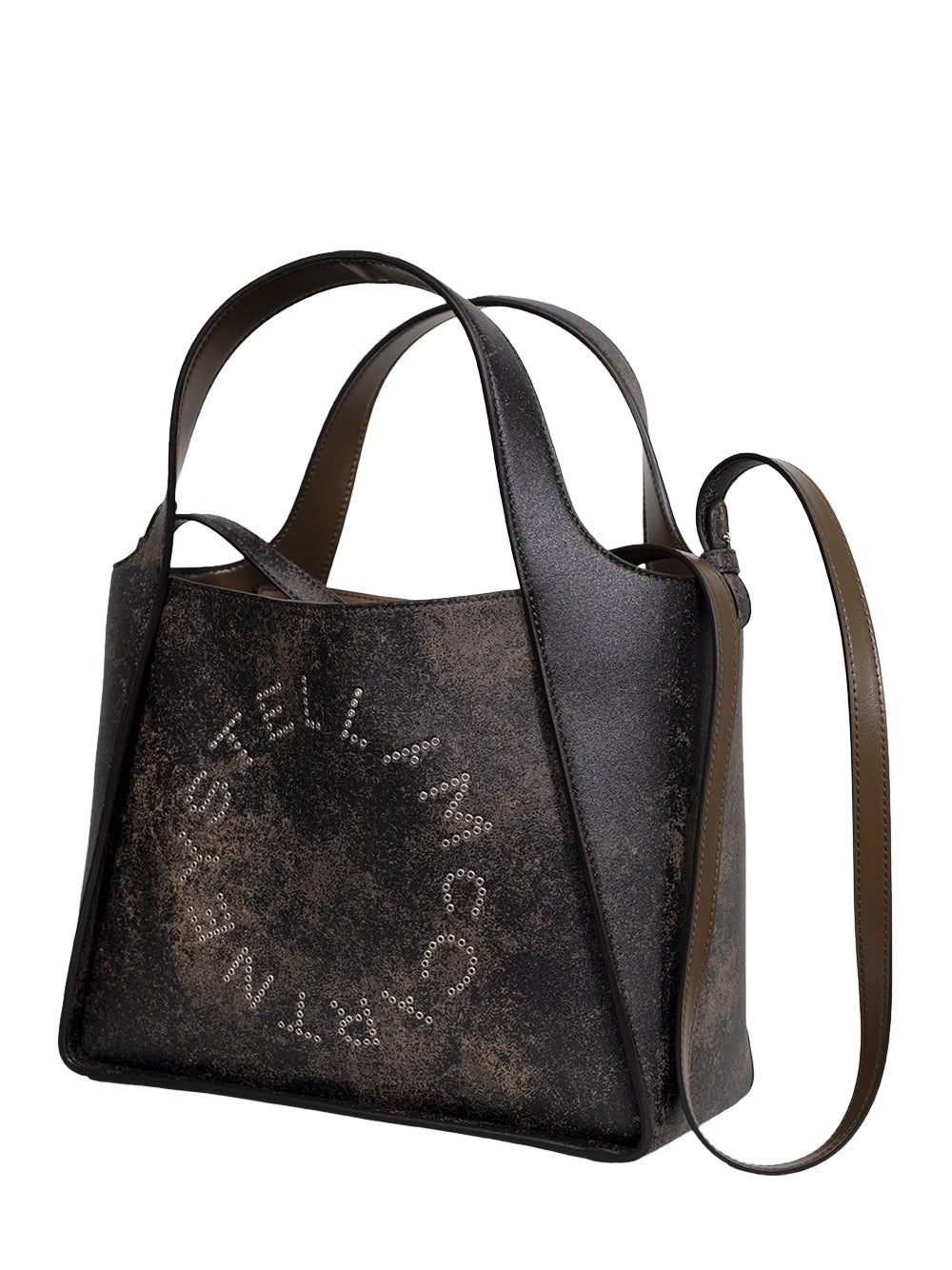 Logo Crossbody Tote Bag Age Mud