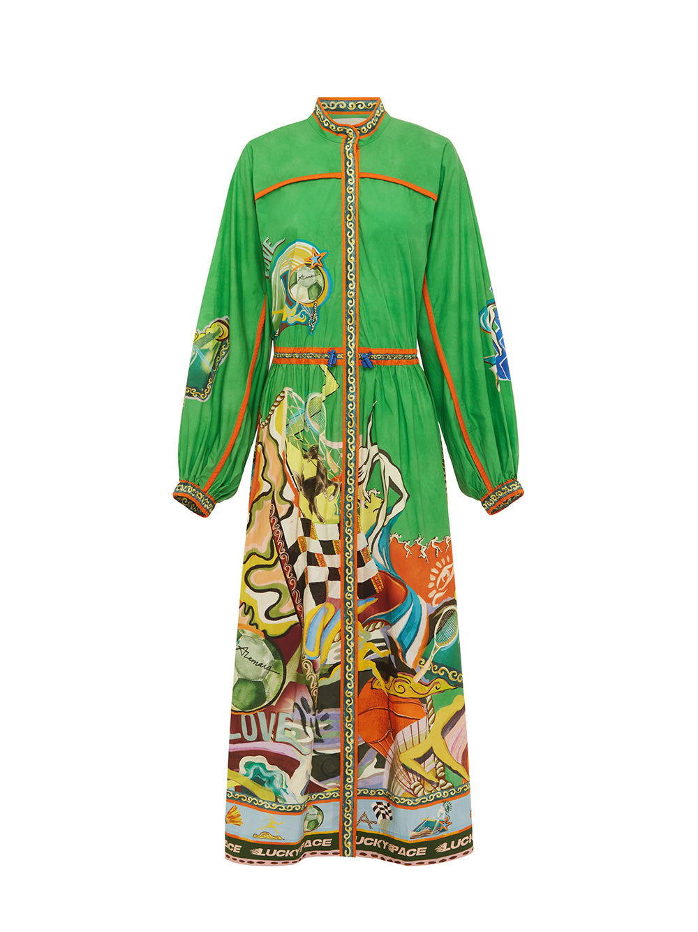 Lucky Pace Shirtdress (Multi)