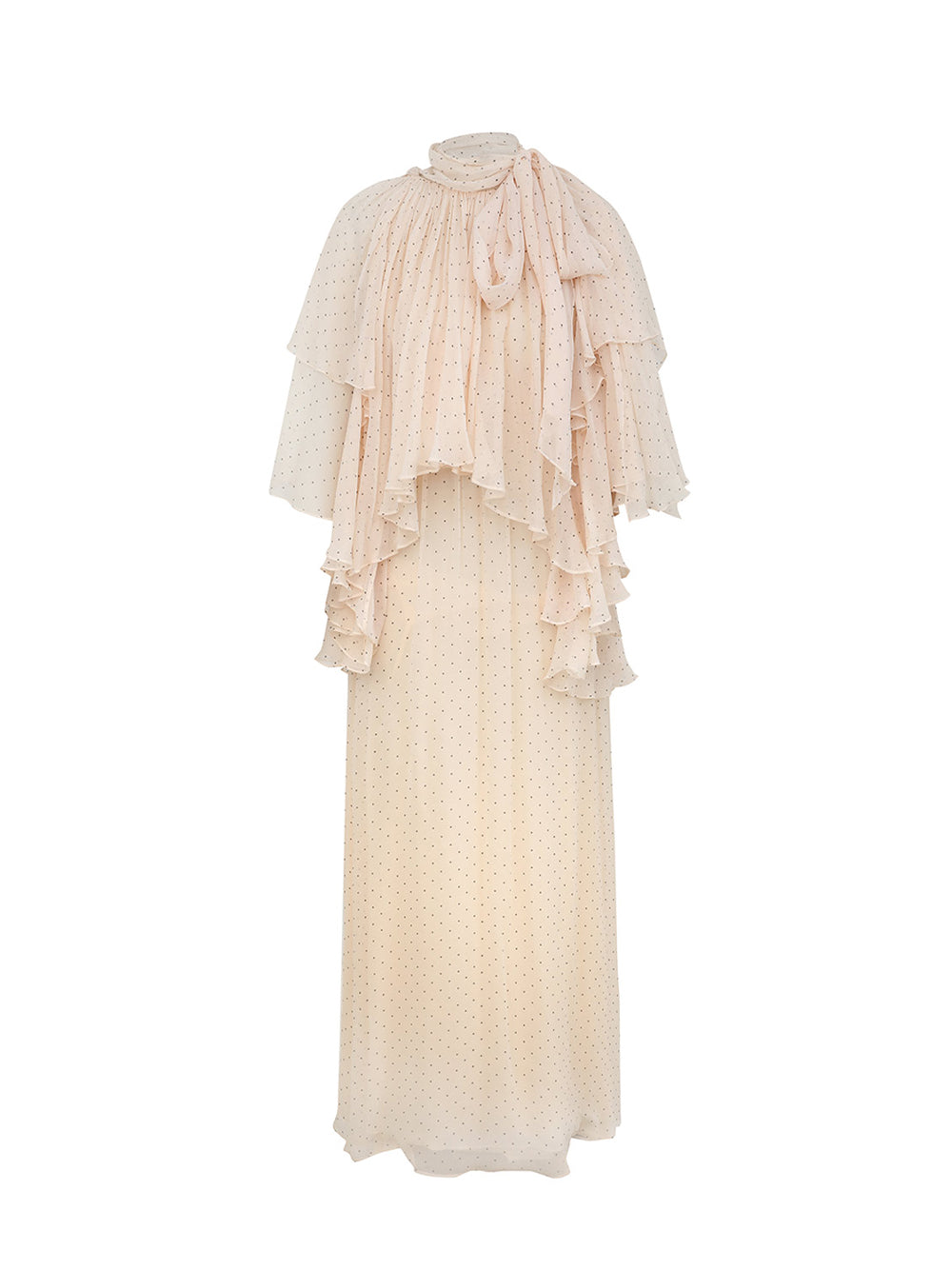 Hypnotic Billow Dress Cream Dot
