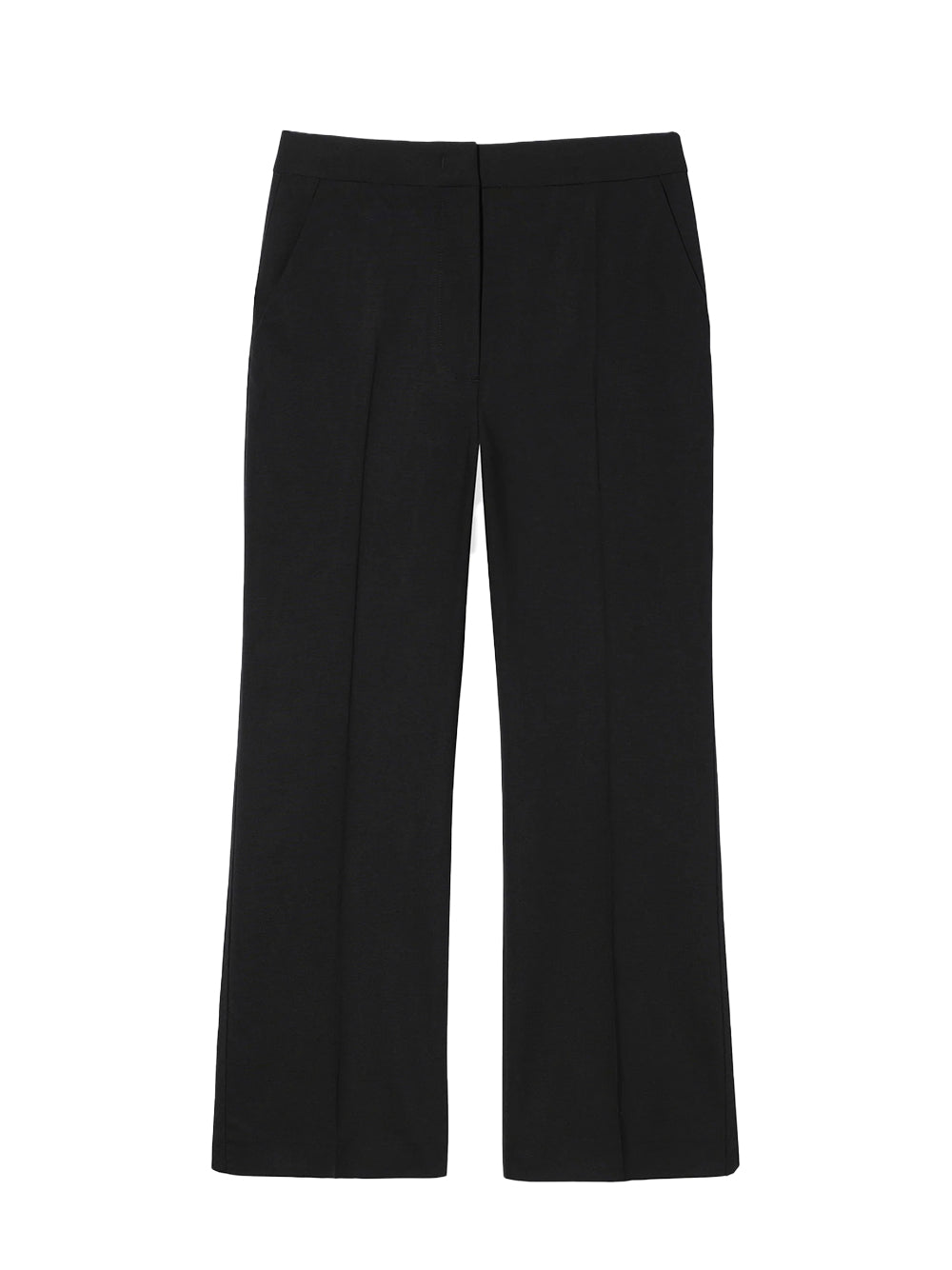 Cropped Cigarette Pant Black